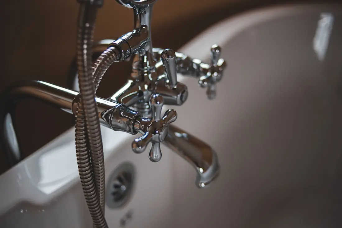 Chrome sanitary faucet